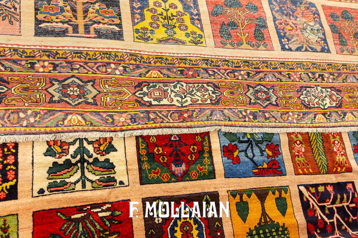 Bakhtiari Rug Very Large Garden Design n°:818996